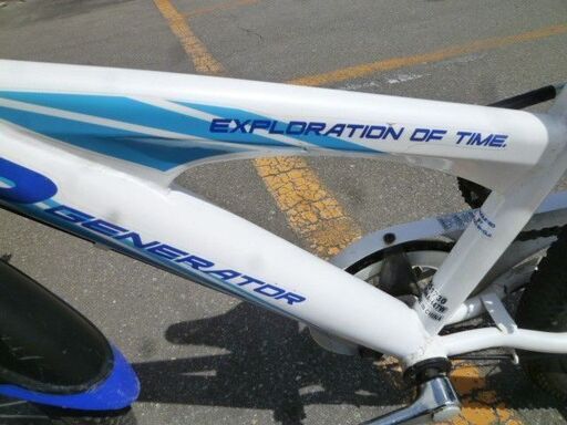子供用自転車 24インチ 6段変速 メーター付き SP GENERATOR ホワイト