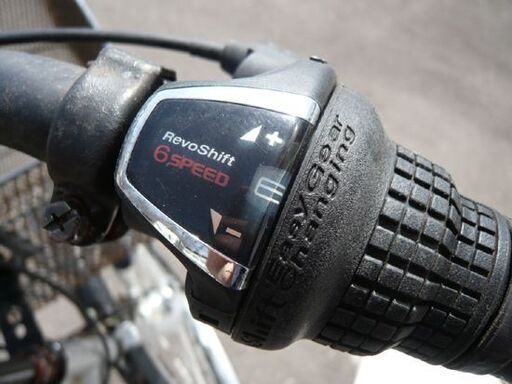 自転車 27インチ シルバー 6段変速 ママチャリ ハンドルロック Festive