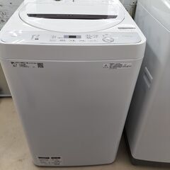 SHARP 4.5kg 洗濯機  ES-GE4C 2018年製　...