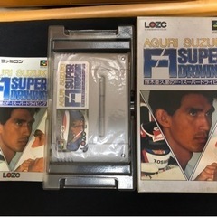 SFC スーパーファミコン箱説あり　鈴木亜久里のＦ１スーパードラ...