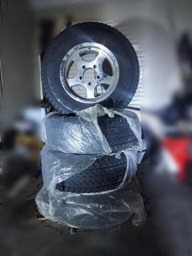 ★245/70R16★ヨコハマ ジオランダー★ホイールセット！バリ溝★国産スタッドレス★ジムニー、ビッグホーン他