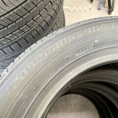 サイズが合えばお買得！！ 新品 DUNLOP EC202L 16インチ タイヤ4本 205/55R16 91V 2023年（12週）ダンロップ 夏タイヤ 札幌市手稲区