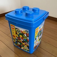 【値下げ✨】レゴ青バケツ7615