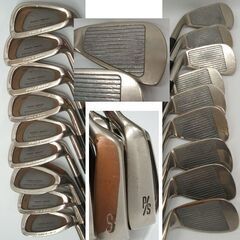 ゴルフ アイアン9本 4～9、P/S、P、S +キャディバッグセット 右用 タンベック ファインユニット・キャスコ　まとめて まとめ売り Tanbec Fine Unit KASCO ☆ PayPay(ペイペイ)決済可能 ☆ 札幌市 豊平区 平岸