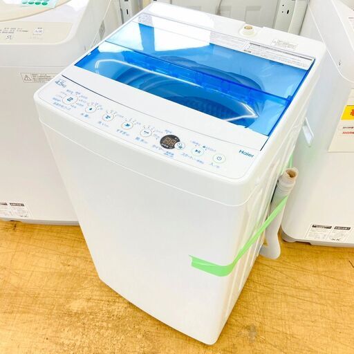 7/4【ジモティ特別価格】ハイアール/Haier 洗濯機 JW-C45FK 2020年製 4.5キロ