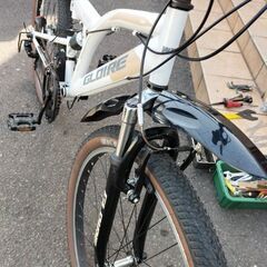売約済みですm(_ _)m【札幌市内配達無料】【防犯登録料込】中古車　GLOIRE　26インチ　3x6段切替　Wサス　ホワイト