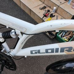 売約済みですm(_ _)m【札幌市内配達無料】【防犯登録料込】中古車　GLOIRE　26インチ　3x6段切替　Wサス　ホワイト