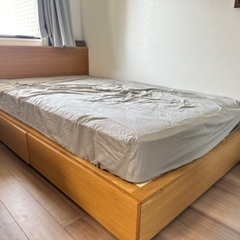 【急募】無印良品 セミダブル 収納 付きベッド