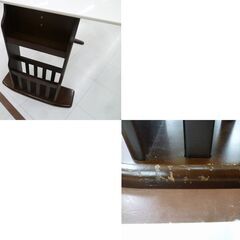 ダイニングセット 2人掛け バタフライ 幅90・120×奥行75×高さ71cm