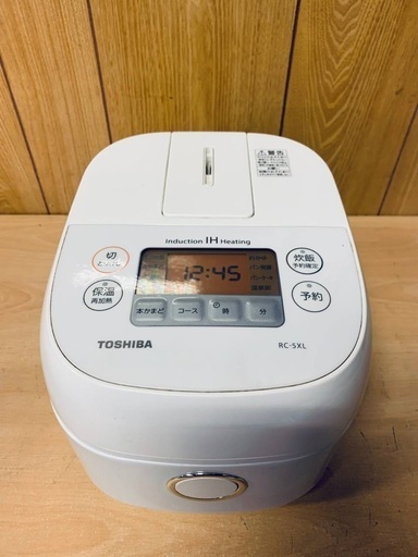 ♦️EJ1665番TOSHIBA ジャー炊飯器 【2019年製】