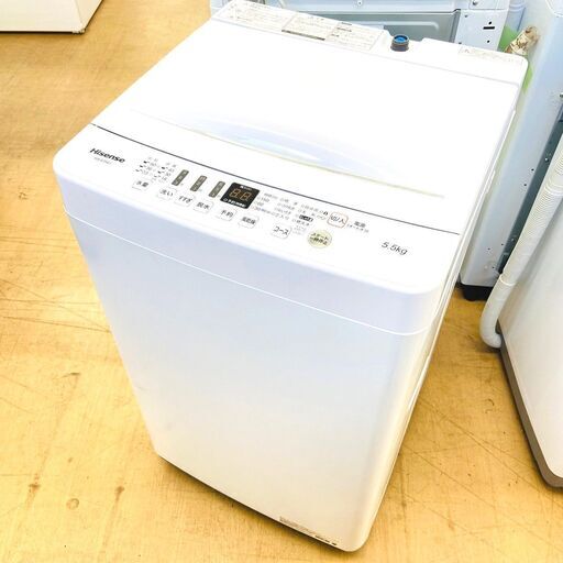 5/1【半額】ハイセンス/Hisense 洗濯機 HW-E5503 2019年製 5.5キロ
