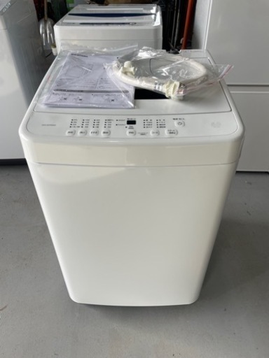 【美品】2022年 アイリスオーヤマ IAW-T504 5kg 全自動洗濯機 ホワイト 縦型洗濯機