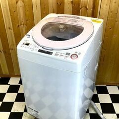 SHARP 全自動洗濯機　ES-TX850-P　2015年製　ピ...