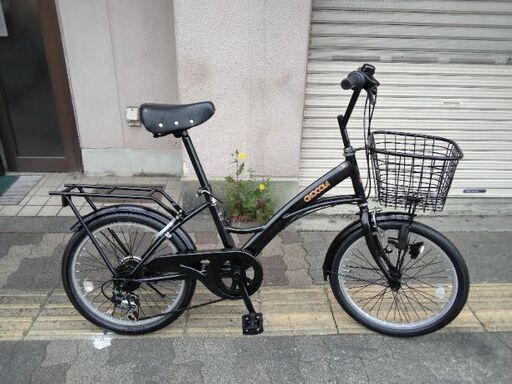 SHIONO[シオノ]CHOCOLA 20吋 コンパクト自転車 外装6段/ブラック