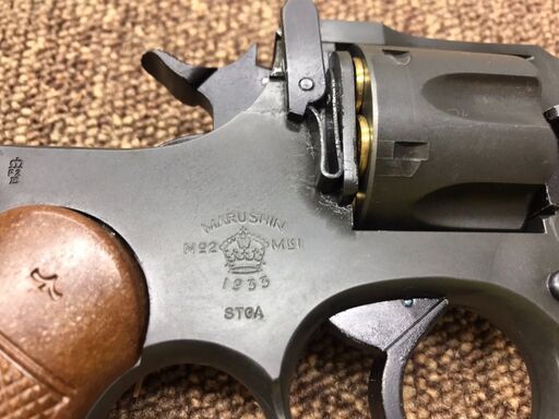 Enfield No.2 Mk.I* ExHW 木製グリップ / マルシン：外観紹介、装填排 