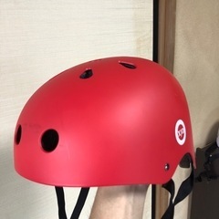 子供用ヘルメット赤 Lサイズ