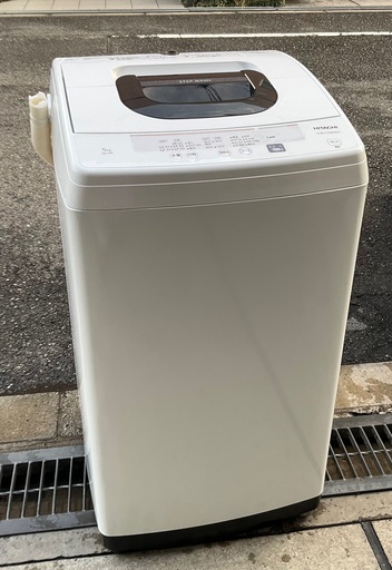 【RKGSE-984】特価！日立/5kg洗濯機/NW-50E/中古品/2020年製/当社より近隣無料配達OK！