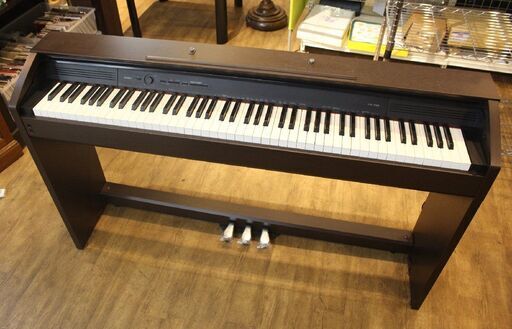 (Y)北大前! 札幌 引取 CASIO/カシオ Privia 88鍵盤 電子ピアノ PX-750 2012年製 オークウッド調 象牙調・黒檀調鍵盤 2008714