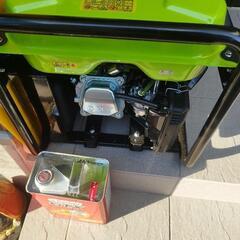 発電機2800ワット、試運転で一回のみ使用