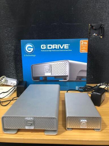 G-DRIVE・G-RAID mini 2TB 外付けハードドライブ 2個セット