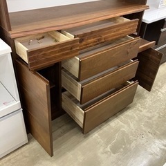 河口家具💛引き出しがゆっくり締まる💛2面レンジボード　2423