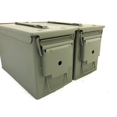 【米軍放出品】アンモボックス2個セット M2A1 AMMOBOX...