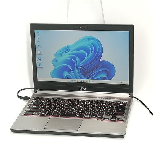 日本製 13.3型 ノートPC 富士通 E736/P 中古動作良品 第6世代 Celeron 4GB DVDRW 無線 Bluetooth カメラ Windows11 Office