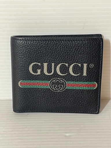 【美品】⭐︎GUCCI⭐︎ ブラック 二つ折り財布 ⭐︎