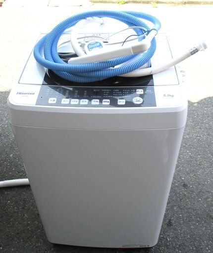 ☆ハイセンスジャパン Hisense HW-T55C 5.5kg 全自動洗濯機 風乾燥機能搭載◆使い勝手抜群
