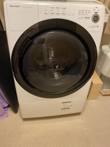 佐渡市、新潟市の方送料無料！！ドラム式電気洗濯乾燥機ES-S7F-WL