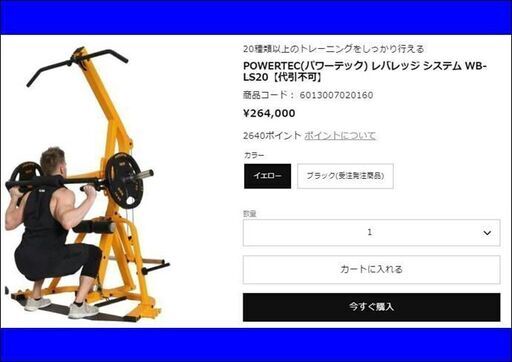 【商談中】 パワーテック レバレッジ システム ウエイト105㎏ バーベルバー等 オプション多数【引取限定・現状渡し】モノマニアスポーツ