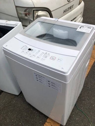 配送可能　2021年　6kg全自動洗濯機(NTR60 ホワイト)