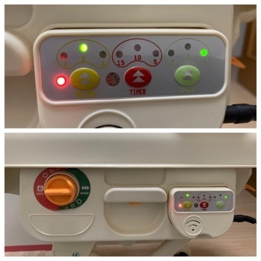 【美品・動作確認済】JTC ハイローオートスイングラック 電動ハイローチェア JTC ハイローオートスイングラック（電動）ベビーラック