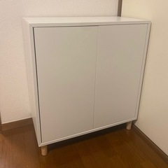 【急募4/22まで】IKEA 収納棚 EKET エーケト 脚付き...
