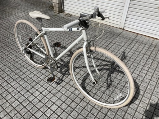 クロスバイク シマノ製14段変速 700*25C 軽量 自転車 前輪クイック 