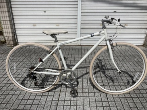 【クロスバイク】6段変速　700x28c チェーン、グリップ新品❗️若林自転車　膳所店　SALE中❗️