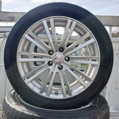 FALKEN 235/50R18 101W タイヤ joker ice ホイールセット 2017年製 アルファード着用品#11415