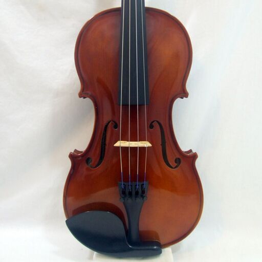 メンテ済み チェコ製 Josef Jan Dvorak 4/4 Strunal ルビー 工房 美品セット 厚型三角型 未使用 弓 アジャスター内臓テールピース ガルネリタイプ顎当て 大人用サイズ 松脂 全国発送対応 中古バイオリン 名古屋近郊 手渡し可能 愛知県清須市より 管理（カ）K0150