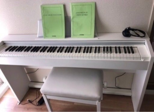 後払い手数料無料】 CASIO電子ピアノPX-770WE 鍵盤楽器、ピアノ