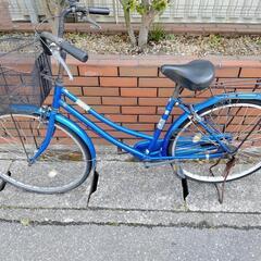 (chariyoshy)26インチ自転車　青色