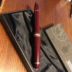 モンブラン万年筆マイスターシュチュックマルーンカラーボルドー