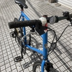 ミニベロ】オススメ車❗️20インチ 外装8段変速 チェーン新品❗️美品❗️