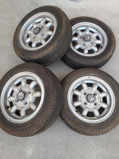 中古タイヤ、ホイール　155/65R12 外ホイール