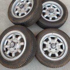 中古タイヤ、ホイール 155/65R12 外ホイール