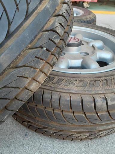 中古タイヤ、ホイール　155/65R12 外ホイール