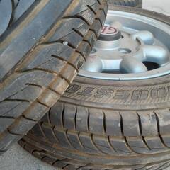 中古タイヤ、ホイール 155/65R12 外ホイール