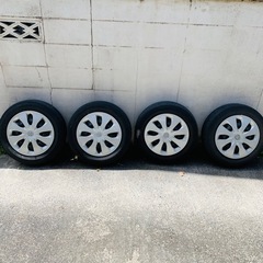 4本 アクア 純正タイヤ ダンロップ EC202 175/65R...