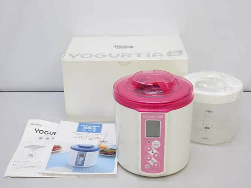 ss4946　タニカ　ヨーグルティアS　YS-01　ピンク　ヨーグルトメーカー　TANICA　YOGURTIA　ヨーグルト　取扱説明書付き　元箱付き　手作り　自家製　発酵食品　塩麹　甘酒　温泉卵