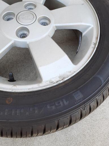 タイヤ、ホイール 中古タイヤ、ホイール 165/65R15 スズキ(シボレー？)純正