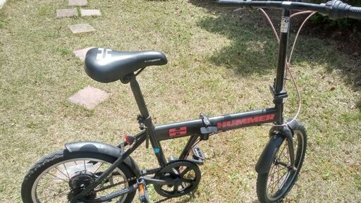 ハマー18インチタイヤ6速折りたたみ自転車 こども用自転車 HUMMER